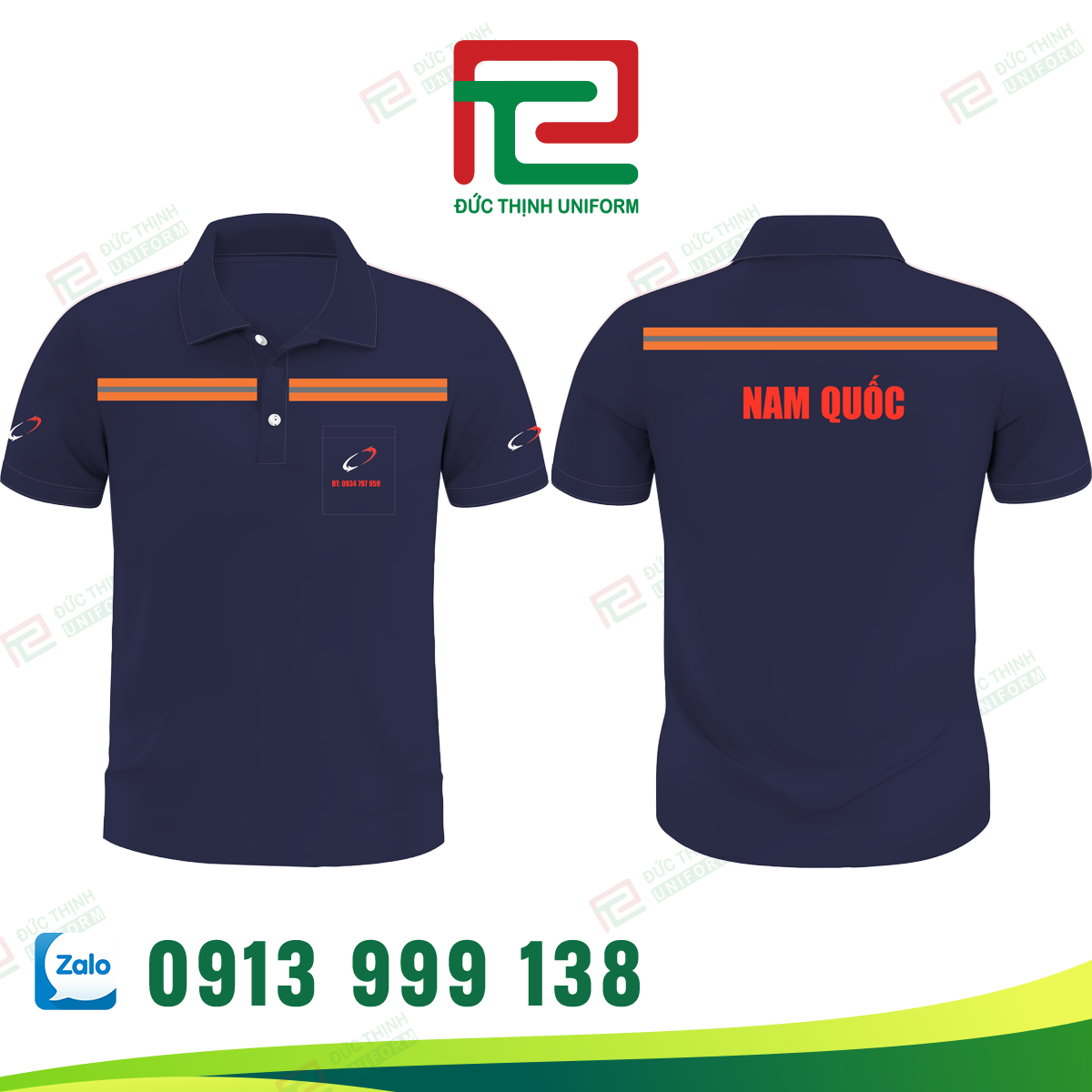 Áo thun đồng phục vận tải Nam Quốc