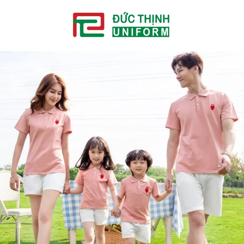 Đồng phục gia đình ngày hè mát mẻ
