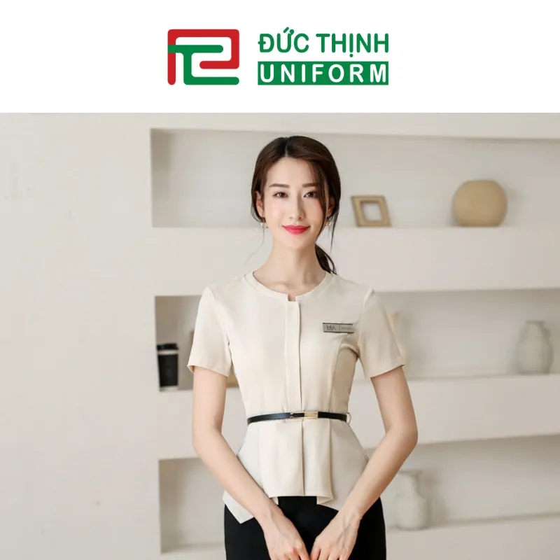 đồng phục lễ tân, spa