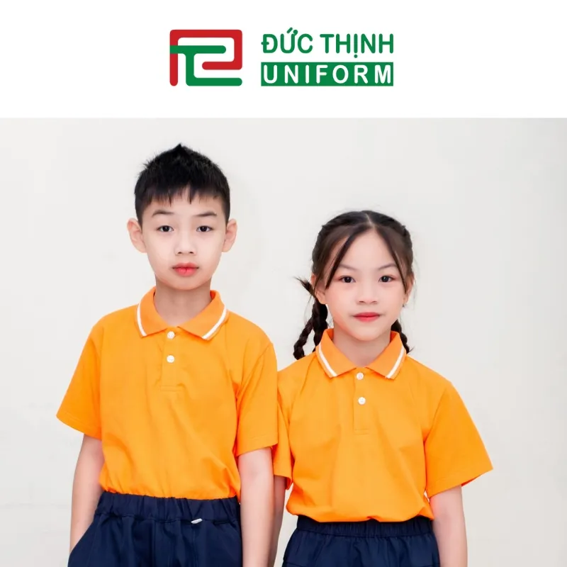 Mẫu đồng phục cấp 1 với áo polo
