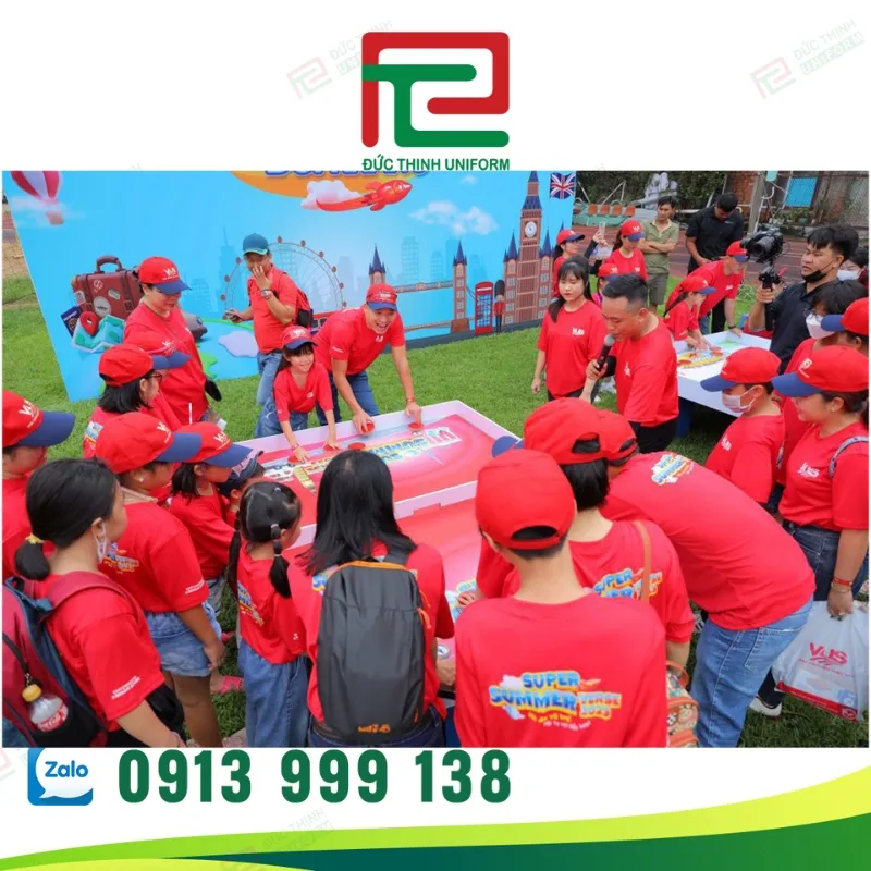 áo thun đồng phục cổ tròn