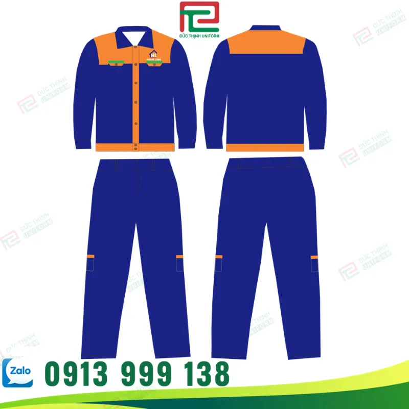 Đồng phục bảo hộ lao động bảo vệ an toàn, phù hợp với môi trường làm việc đặc thù