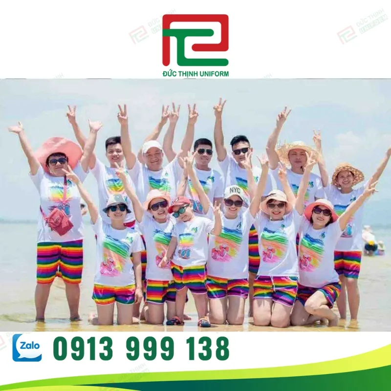 áo thun đồng phục cổ tròn