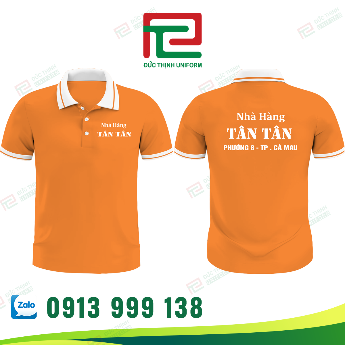 Áo thun đồng phục nhà hàng Tân Tân
