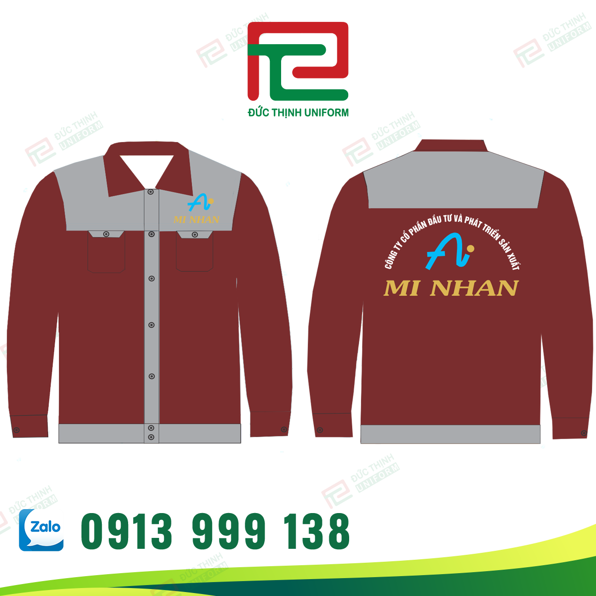 Áo bảo hộ kỹ thuật cơ khí Mi Nhan