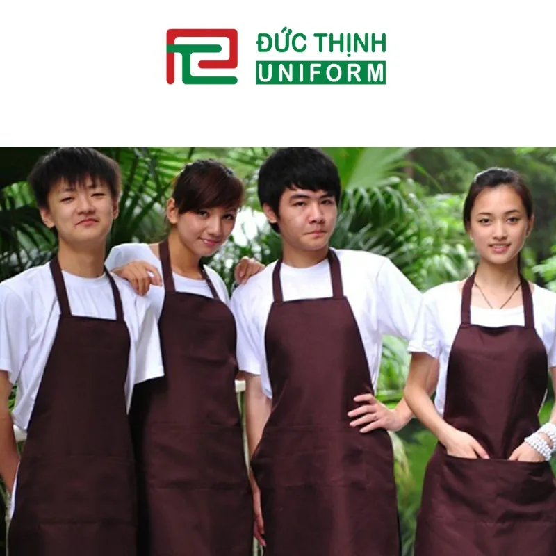tạp dề đồng phục