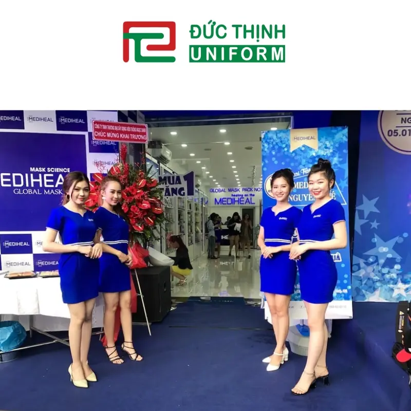 Đồng phục nhân viên tiếp thị quảng cáo jumpsuit