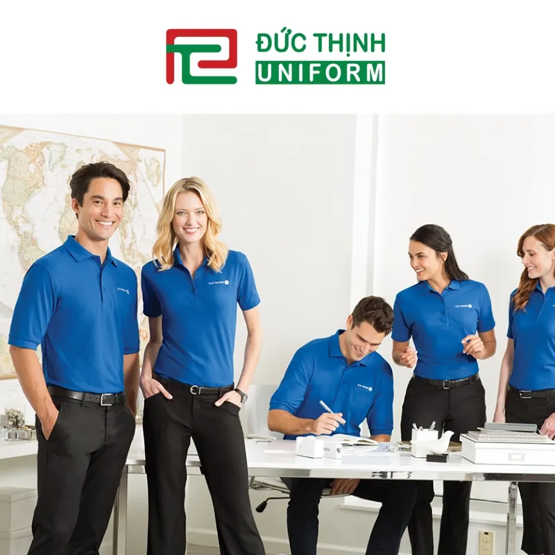 áo thun đồng phục cổ trụ
