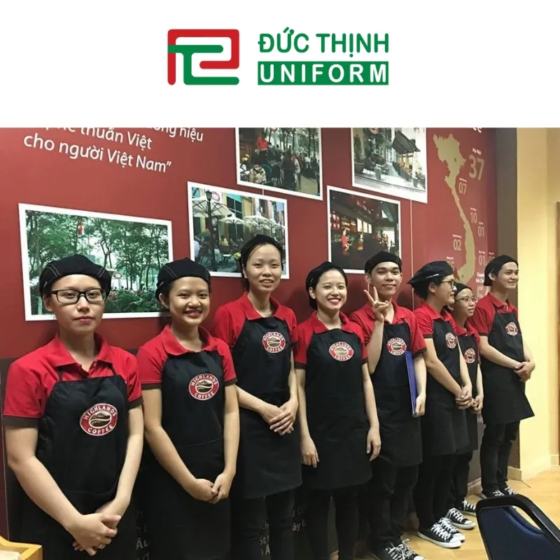 Dồng phục nhân viên bán hàng highland