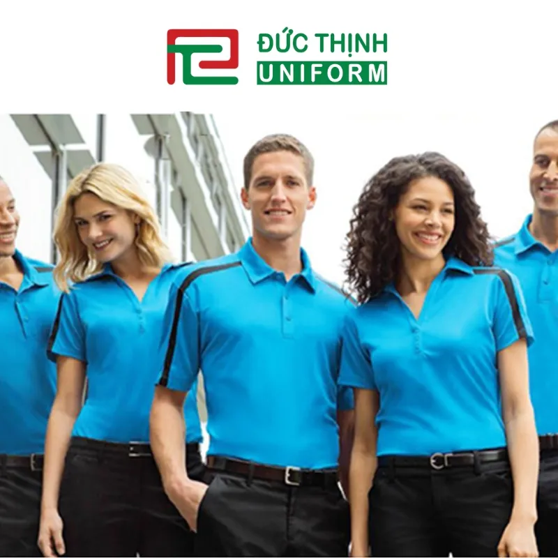 áo thun đồng phục cổ trụ
