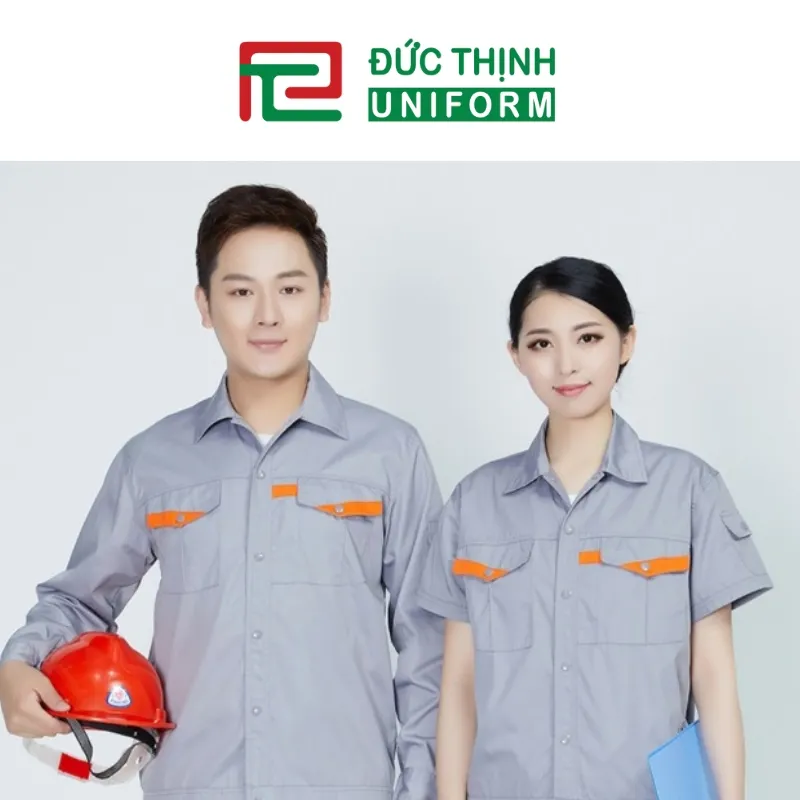 Trang phục ngành cơ khí tay ngắn