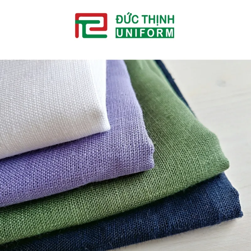 Các chất liệu vải được dùng để may đồng phục sinh viên trường nghề