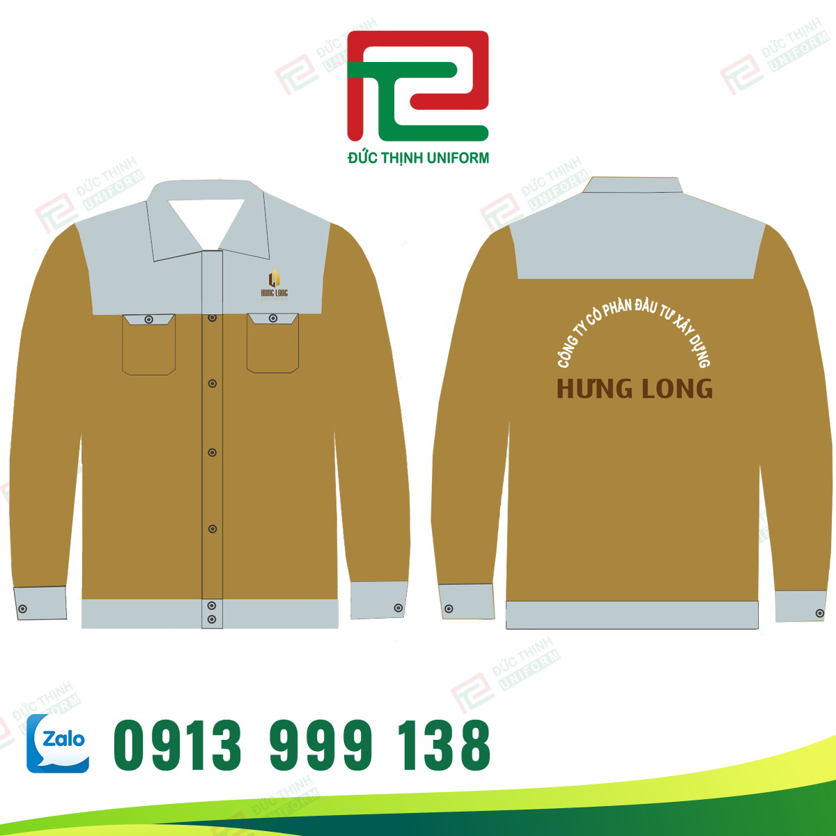 Áo bảo hộ xây dựng Long Hưng