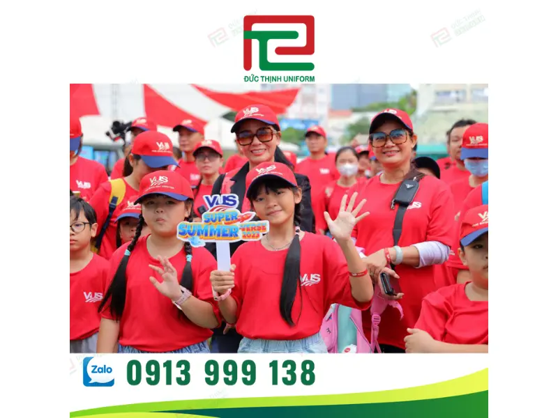 Áo thun team building VUS, thiết kế năng động và thoải mái, gắn kết tinh thần đồng đội