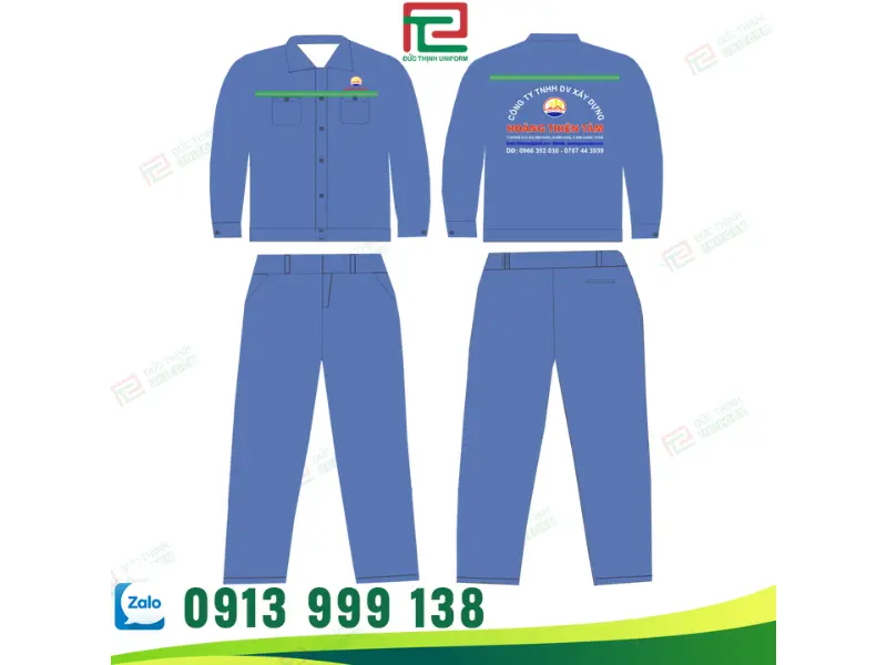 Xưởng may đồng phục công nhân giá rẻ uy tín